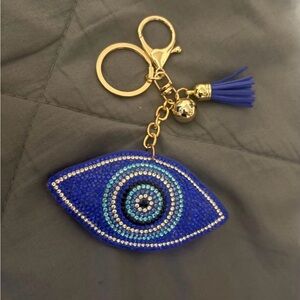 🧿Sparky Blue Evil Eye Bag Charm🧿